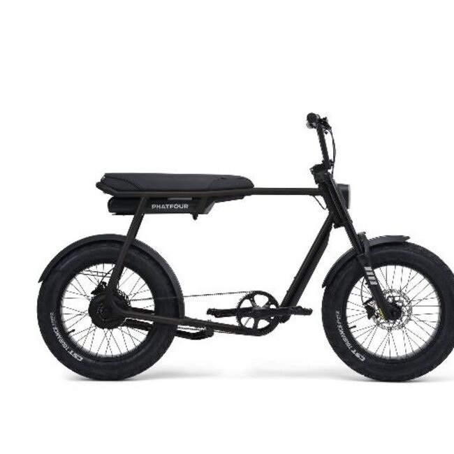 PHATFOUR | FLX + | Belt drive | 250 Watt | 750 Wh | Black | 80 Km