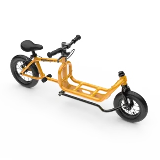 Super Bicycles SUPER Mighty Junior | Cargo Loopfiets | 2 Jaar | Orange