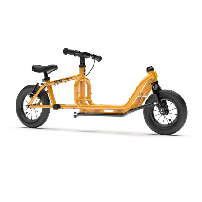 SUPER BICYCLES | SUPER Mighty Junior | Cargo Loopfiets | 2 Jaar | Orange