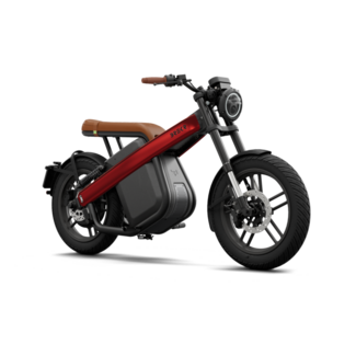Brekr B4000 | 45km | Blood Red Metallic | Brown Seat & Grips | 2000wh | 50-70 KM