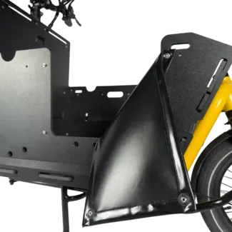Super Bicycles SUPER Mighty | Cargo KidsBox | Lage instap | Black