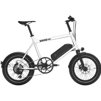 Super Bicycles SUPER Mini | 250w | 522 Wh | Raw Aluminium