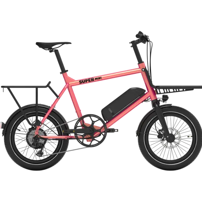 SUPER BICYCLES | SUPER Mini Business | 250w | 522 Wh | SUPER Salmon Metallic
