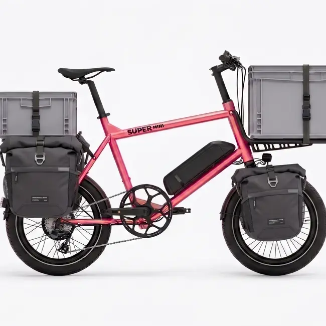 SUPER BICYCLES | SUPER Mini Business | 250w | 522 Wh | SUPER Salmon Metallic