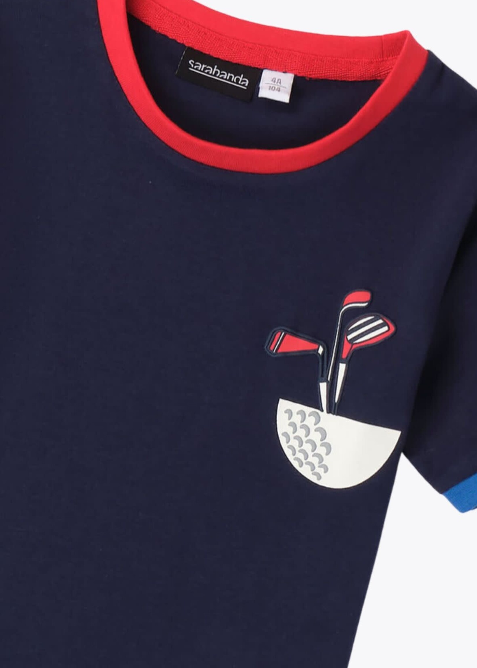 Sarabanda T-Shirt Golf Navy