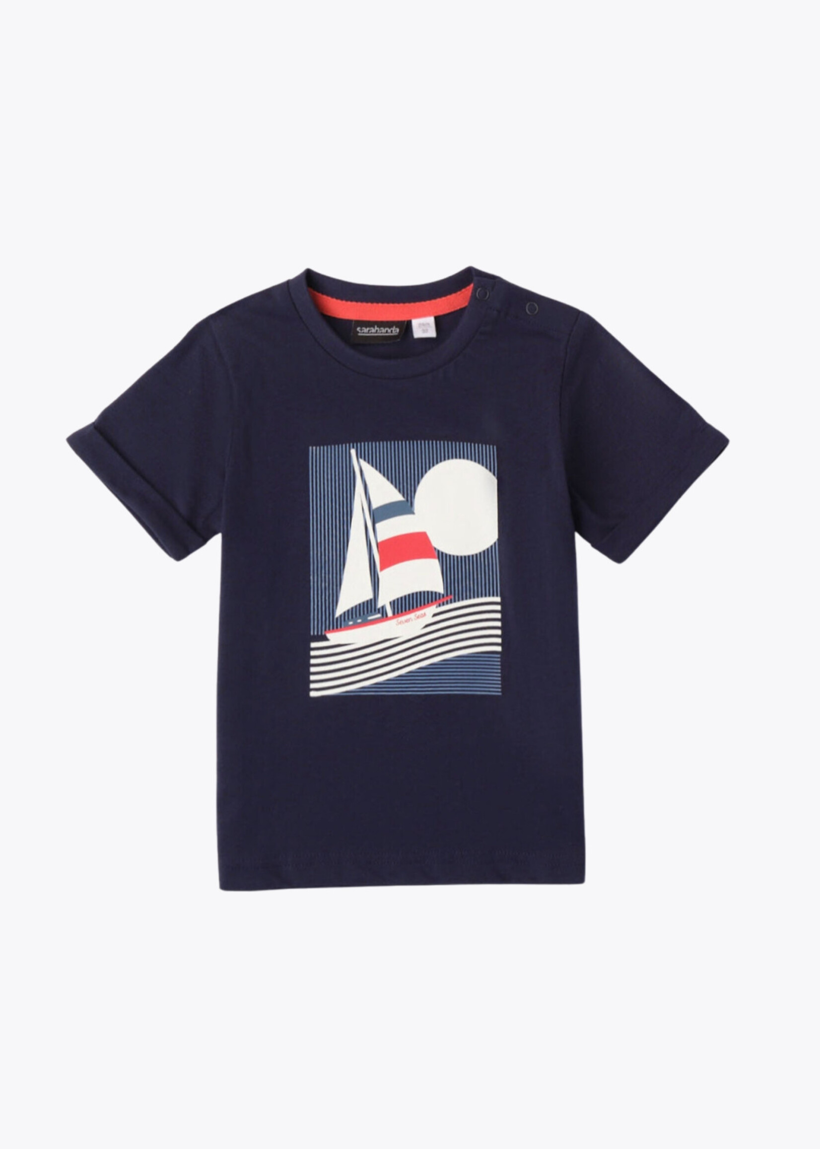 Sarabanda Navy T-shirt Zeilboot
