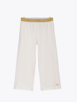 Escada Sweatpants White with Glitter Waist