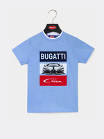 Bugatti Junior Blauwe Bugatti Chiron T-shirt