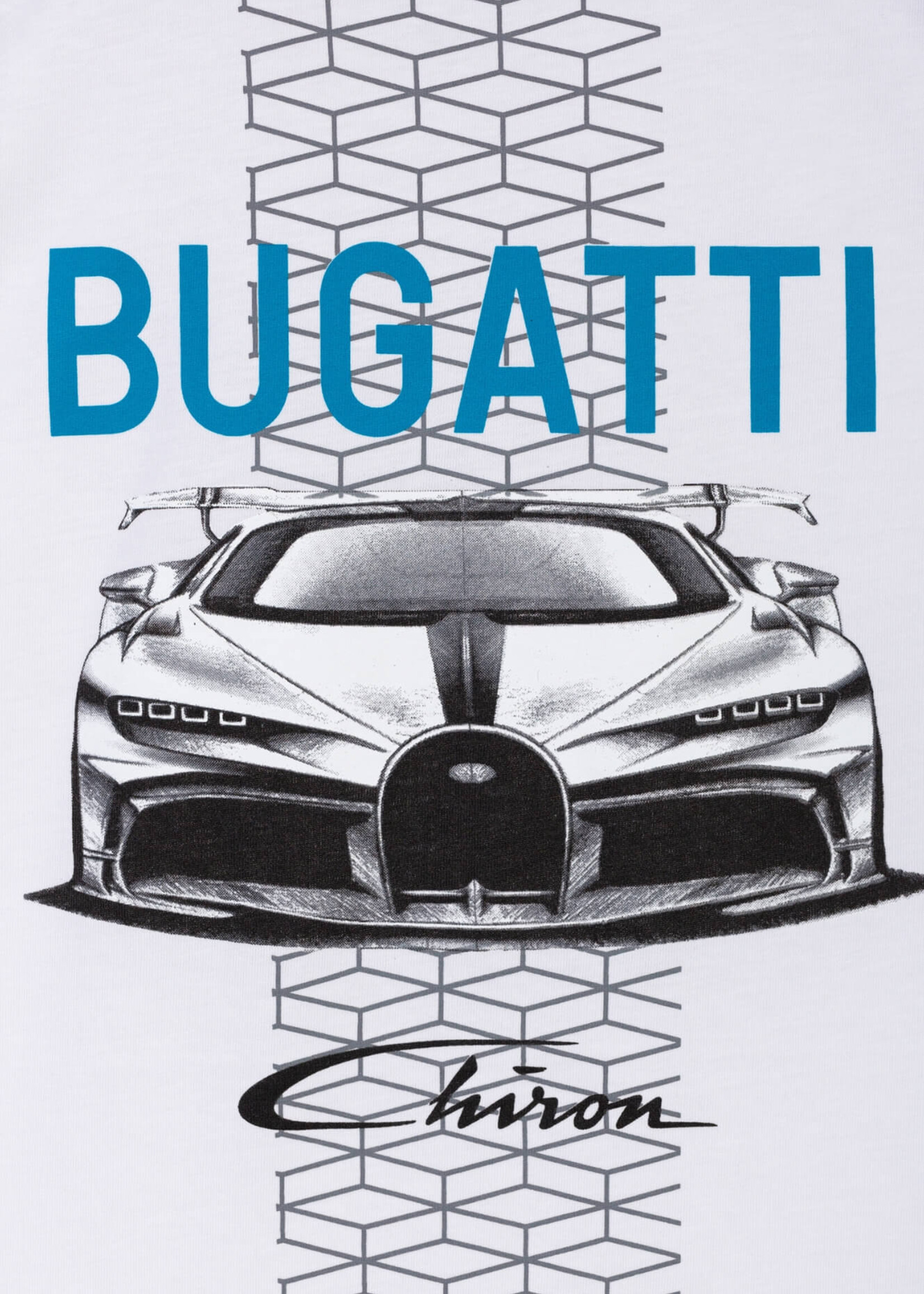 Bugatti Junior Witte T-shirt Bugatti Chiron
