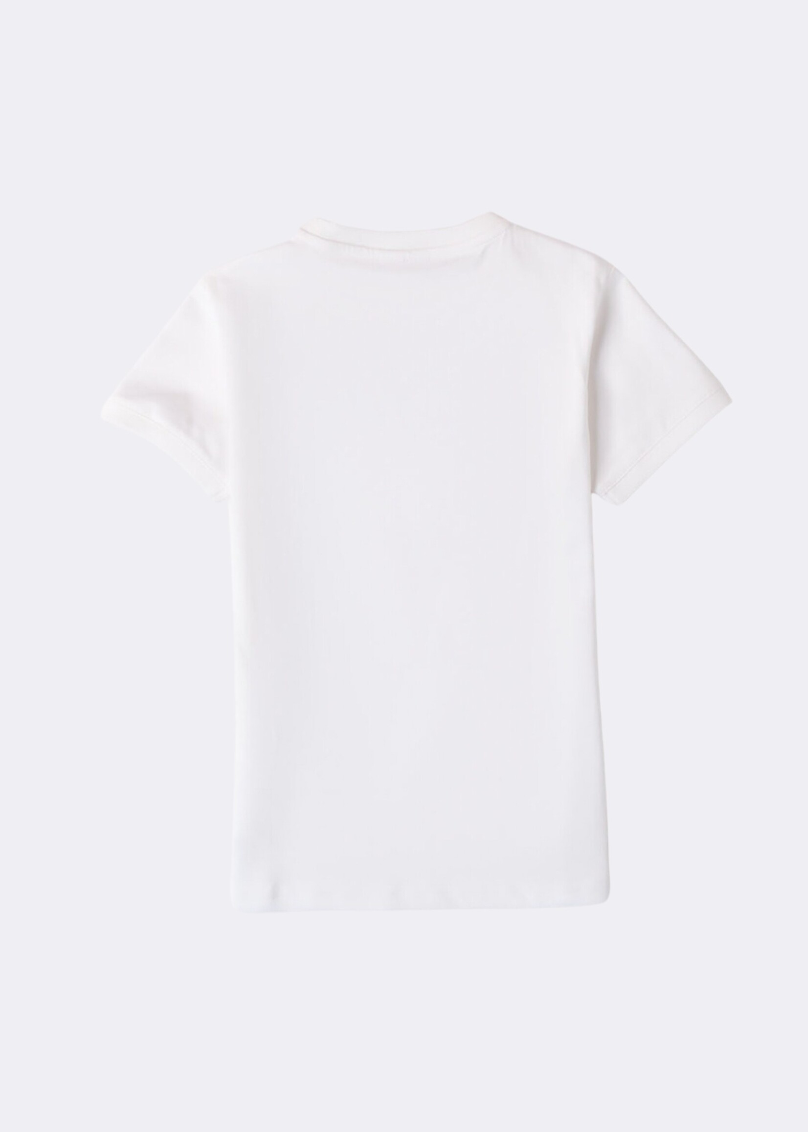 Superga T-shirt blanc Tennisracket
