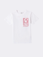iDO White T-shirt Red Print