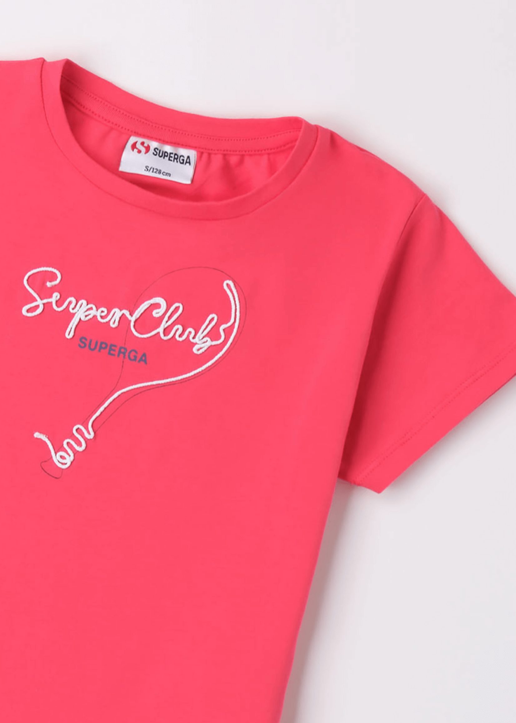 Superga Super Club T-shirt Coral