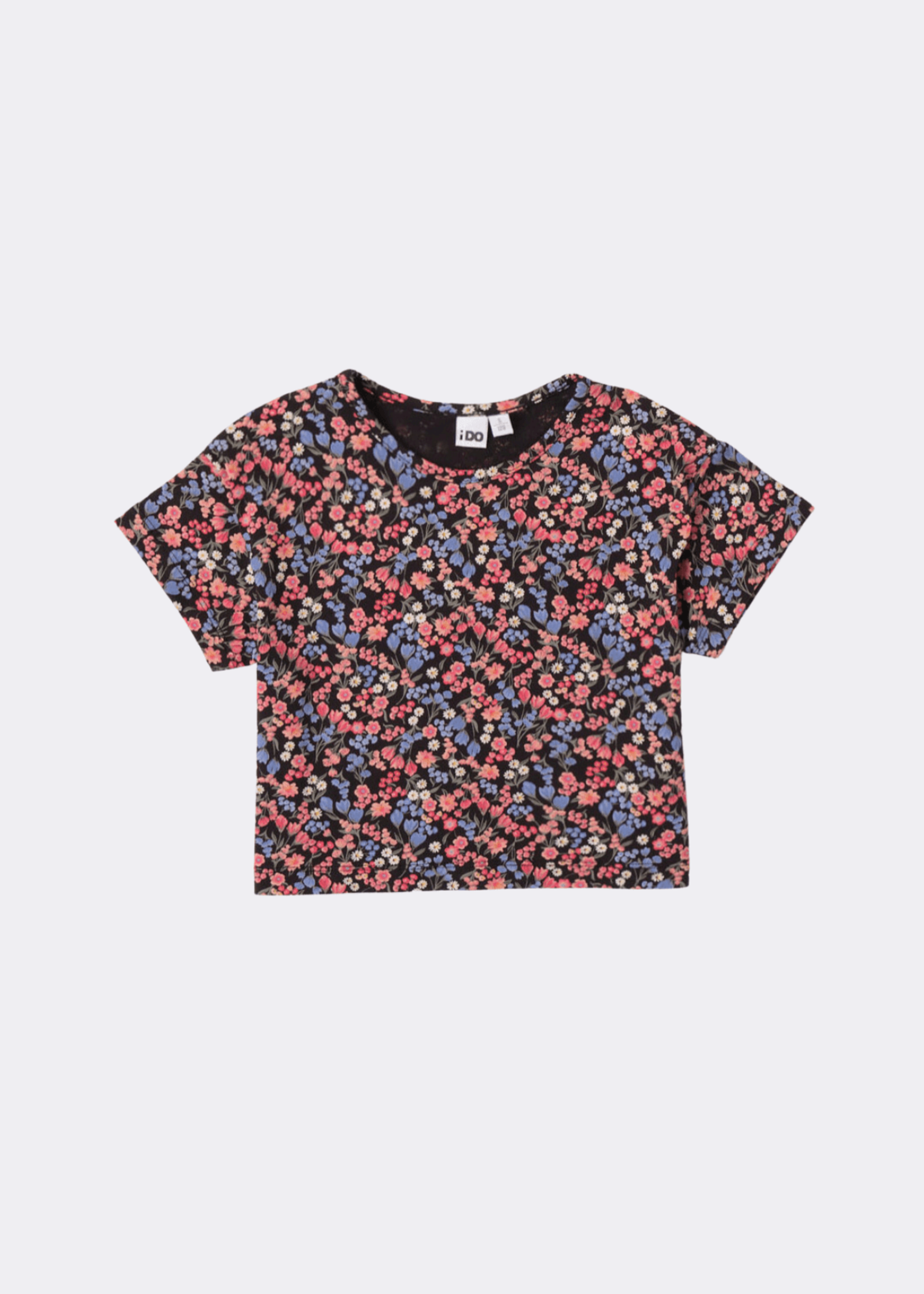 iDO Floral Cropped Tee
