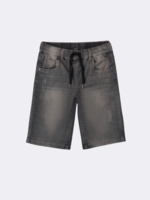 iDO Stretch Denim Shorts Grey