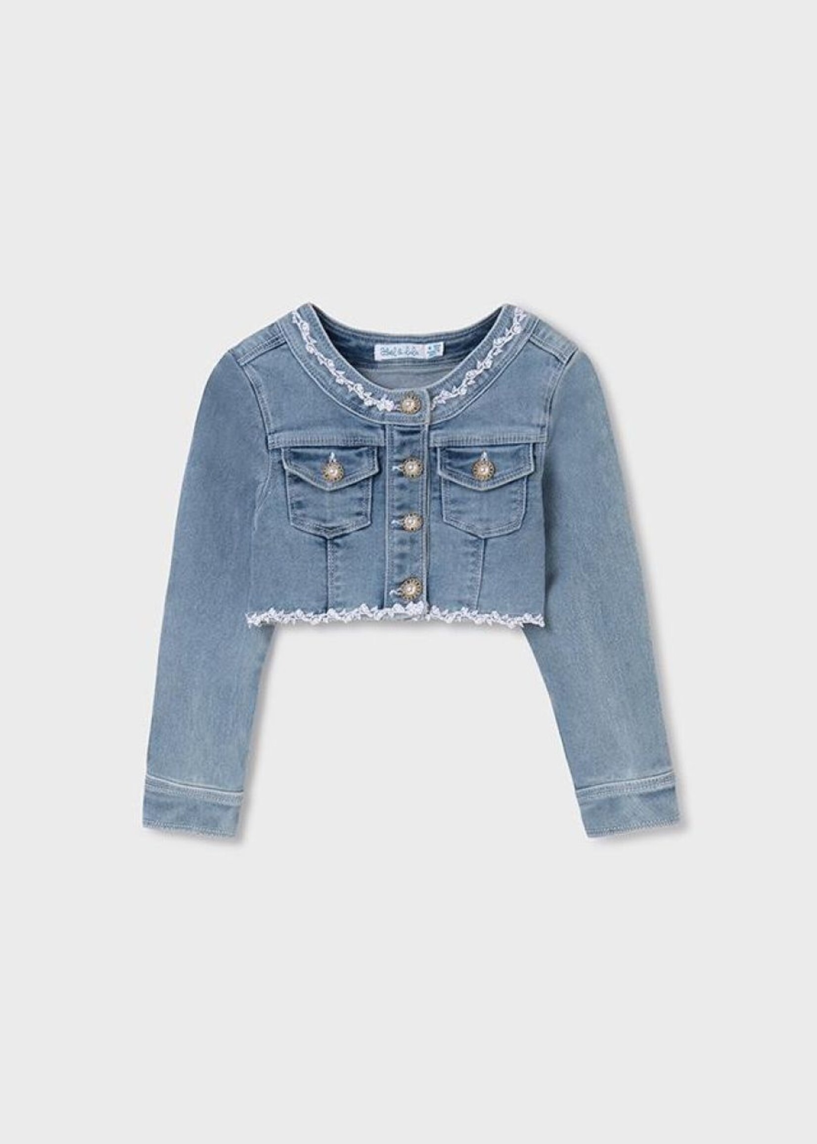 Abel & Lula Denim jacket Bleached