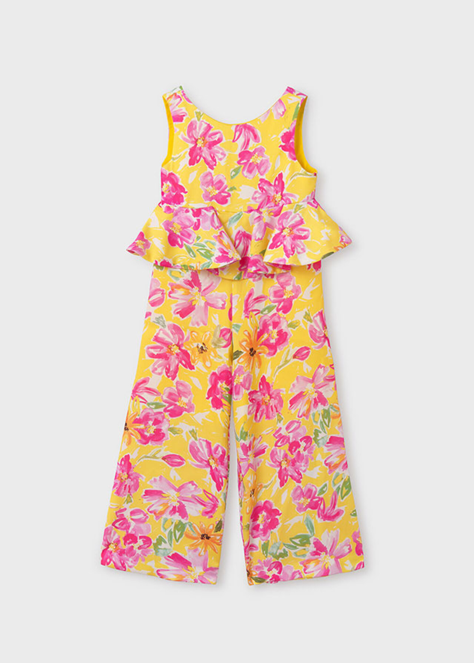 Abel & Lula Printed Romper Yellow