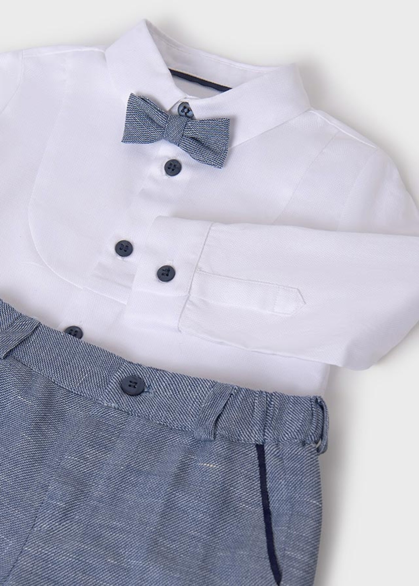 Abel & Lula L/s shirt bowtie & bermuda se