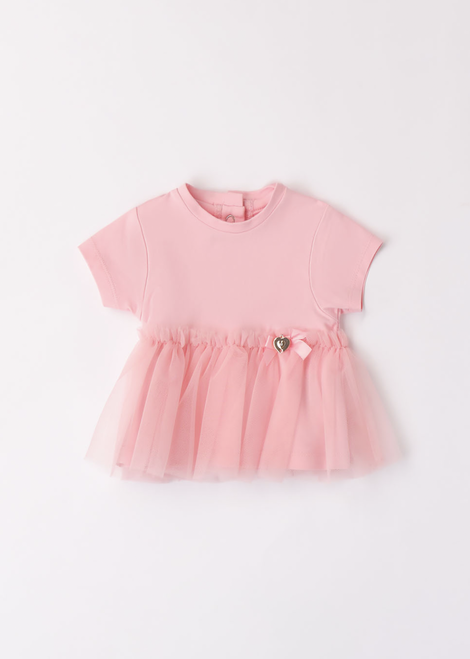 iDO T-shirt with Tulle Dolphin Pink