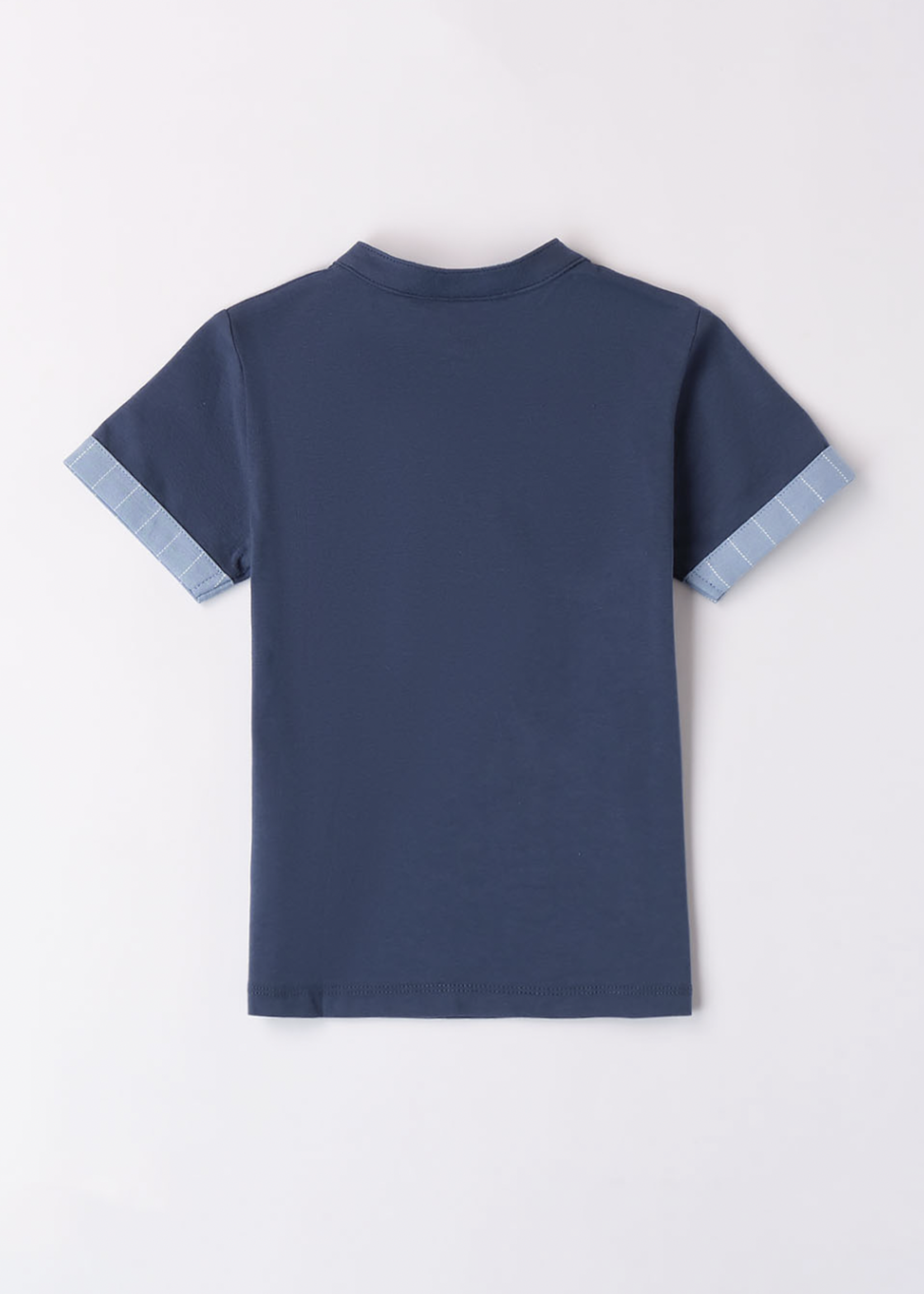Sarabanda T-shirt Blauw Afneembare Strik