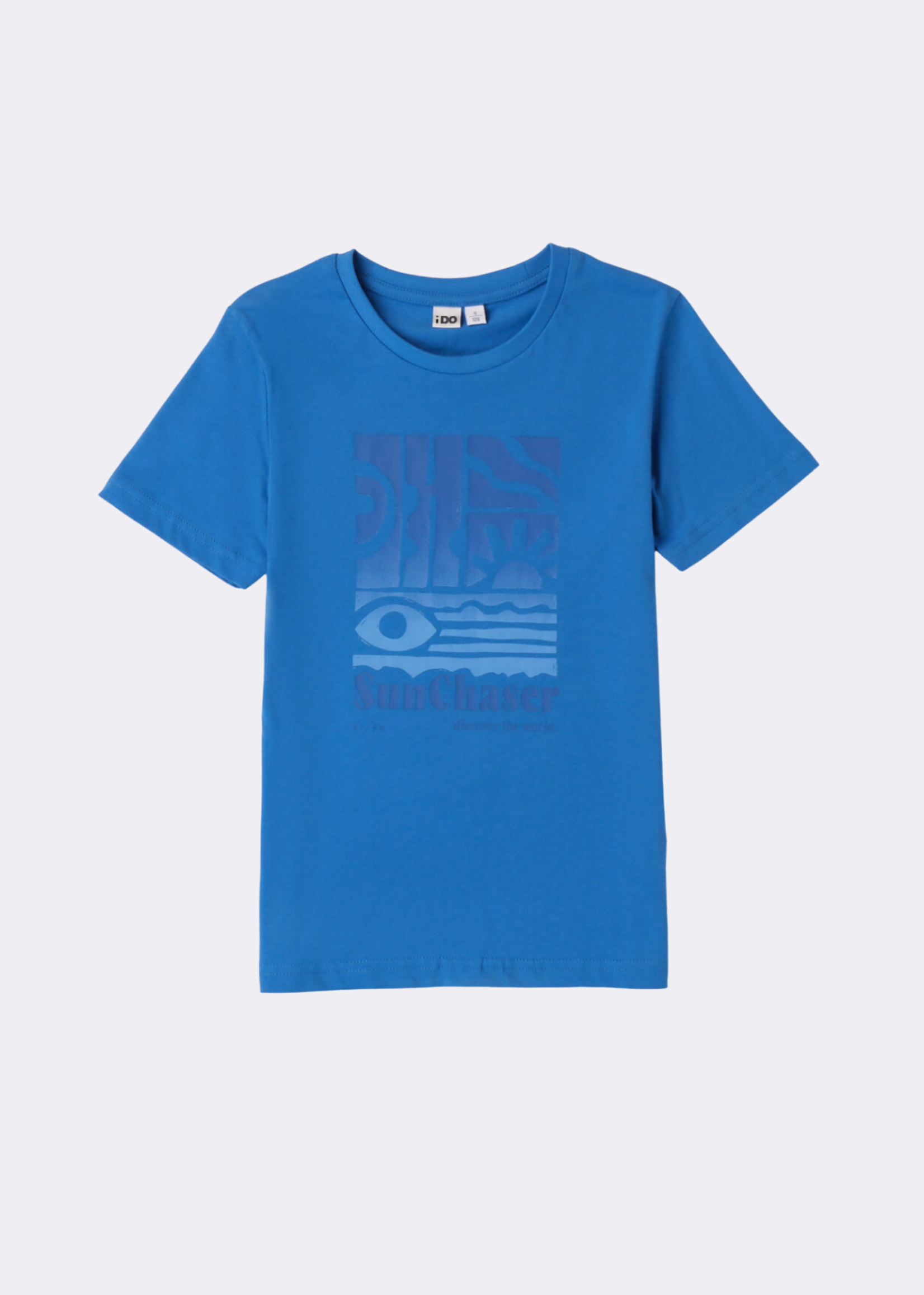 iDO T-shirt Sun Chaser Blauw