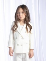 Fun & Fun White Blazer Strass