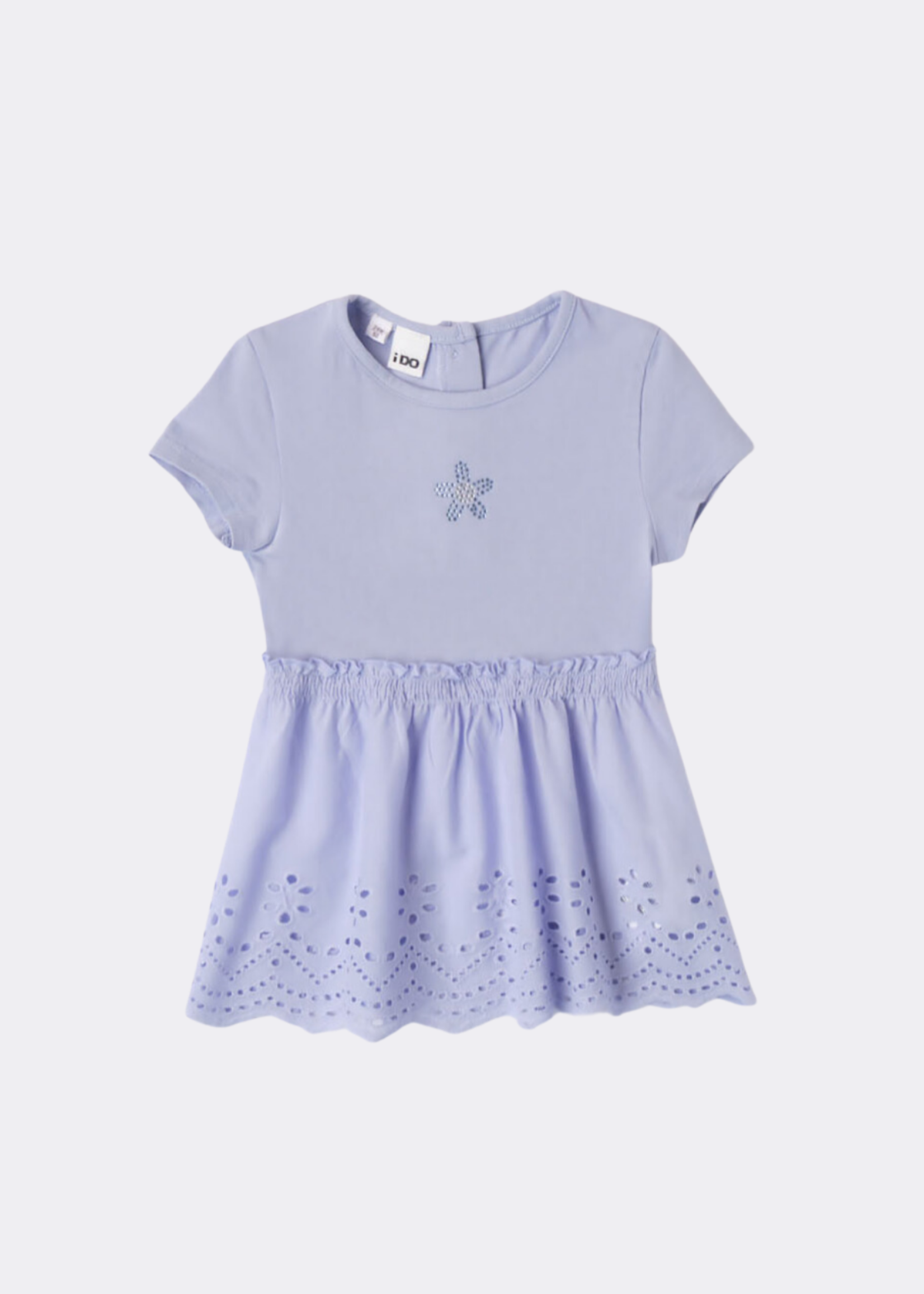 iDO Broderie Anglaise T-shirt Blue