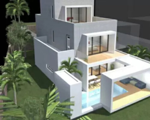 Megategelproject van Tegelmegashop op Sint Maarten.