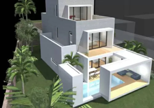 Megategelproject van Tegelmegashop op Sint Maarten.