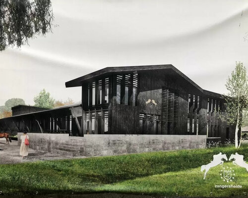 Tegelproject bij de Stoeterij Zangersheide in België