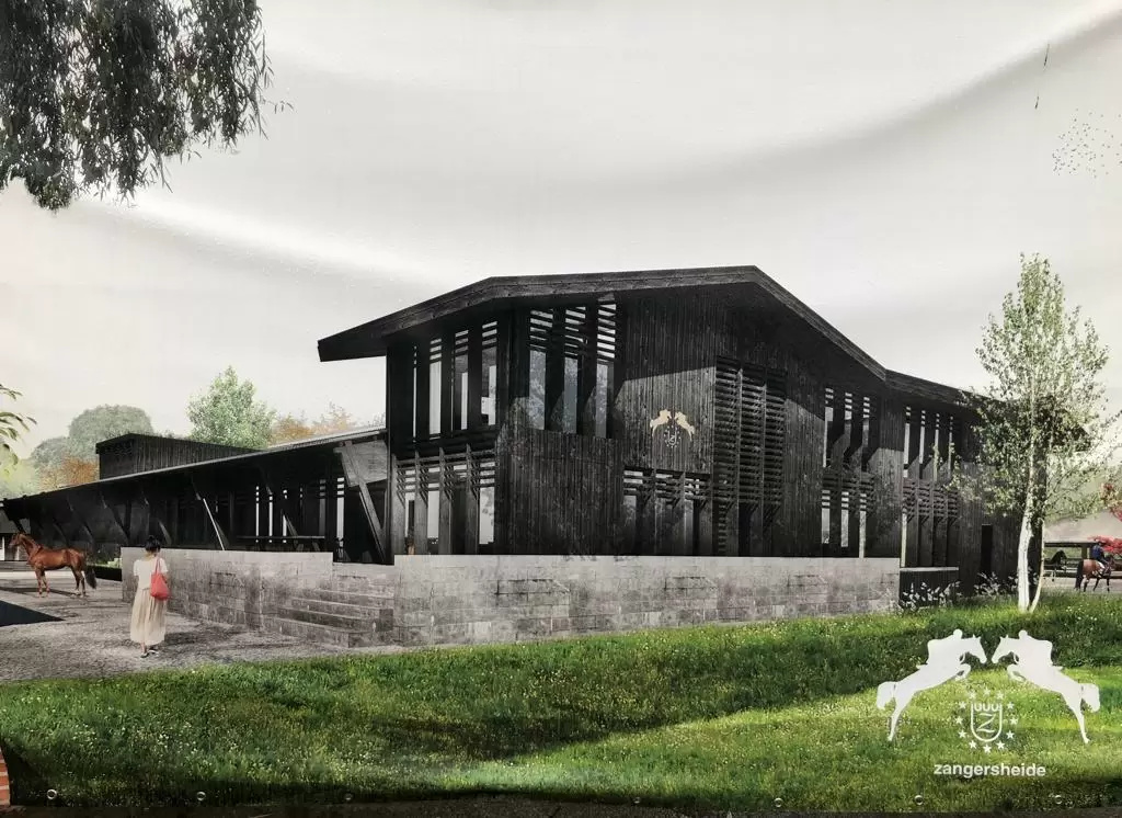 Tegelproject bij de Stoeterij Zangersheide in België