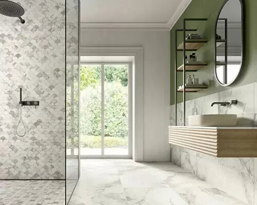 De mooiste badkamer ideeën met witte en grijze tegels