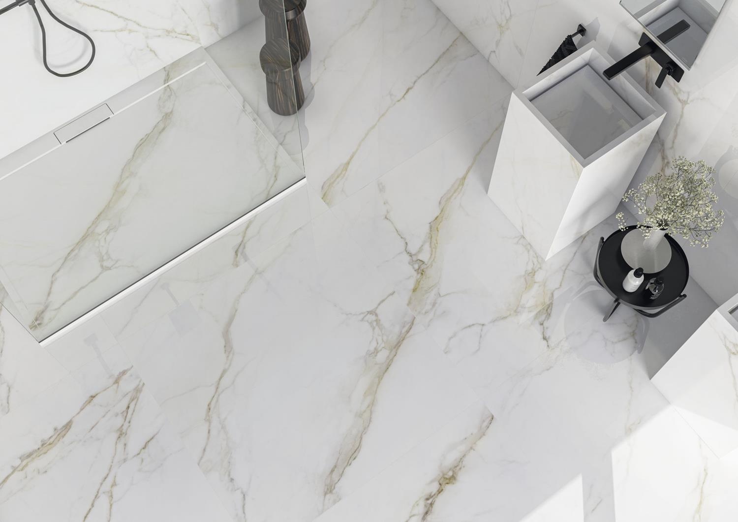 Cifre Cerámica Diamond Gold Pulido 120x120 rett