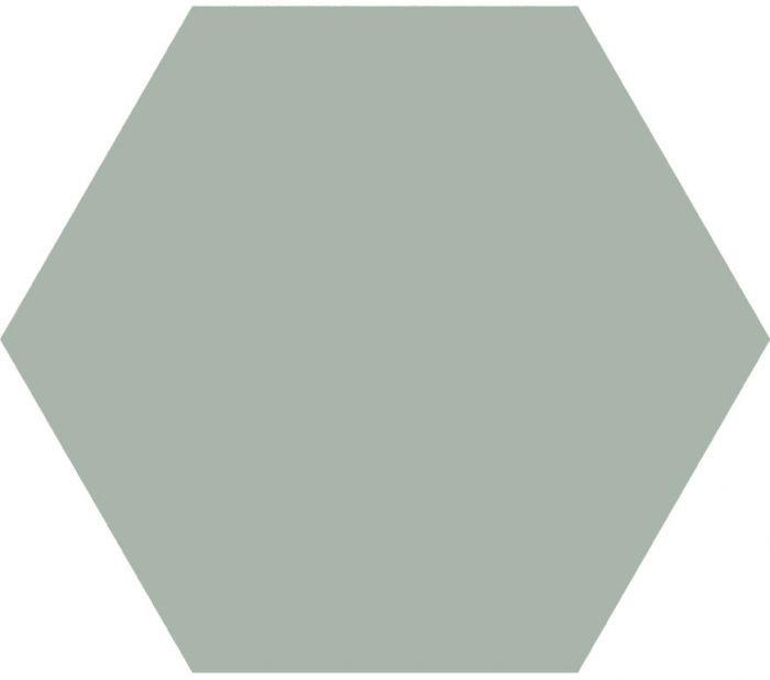 Hexagon Timeless Jade mat 15x17