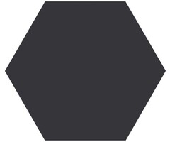 Cifre Cerámica Hexagon Timeless Black mat 15x17