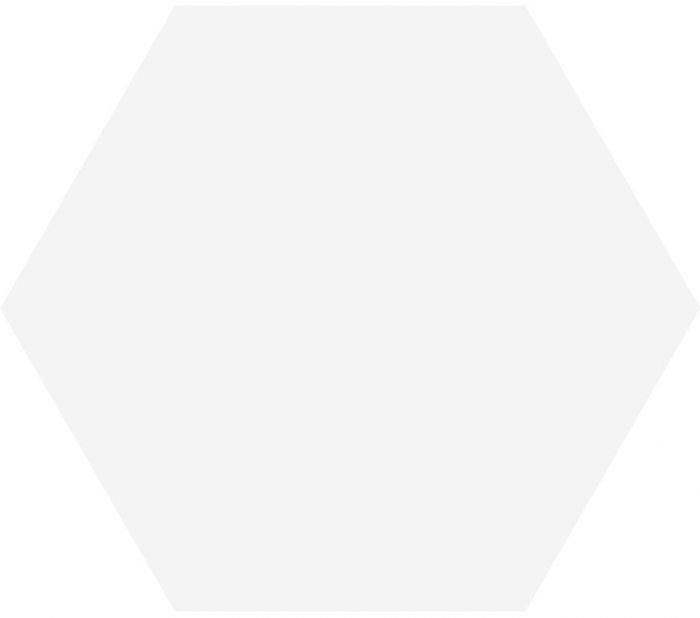 Hexagon Timeless White mat 15x17