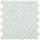 Mozaiek hexagon statuario 3.5x3.5cm