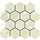 Onyx Sable polished mozaiek hexagon op net van 29x27cm