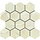 Onyx Sable polished mozaiek hexagon op net van 29x27cm