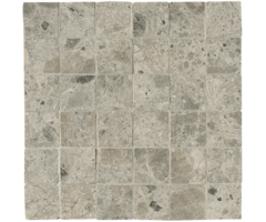 FAP Ceramiche Nativa Grey macro mosaico zijde glans anticato 5x5 op net va