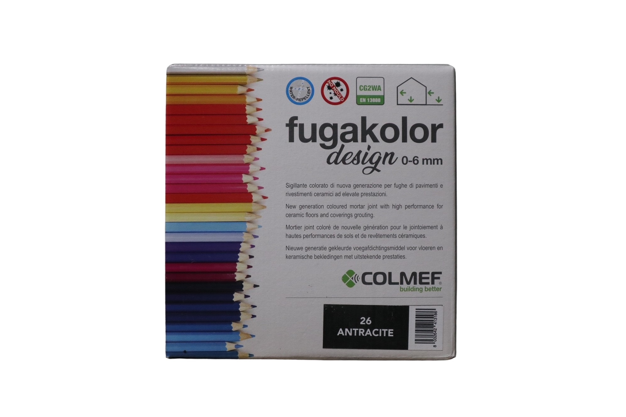 Voegmortel Colmef Flexibel Antracite Nr. 26 3kg