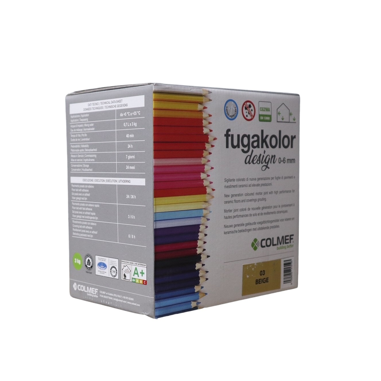 Colmef Voegmortel Colmef Flexibel Beige Nr. 03 5kg