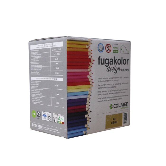 Colmef Voegmortel Colmef Flexibel Beige Nr. 03 5kg