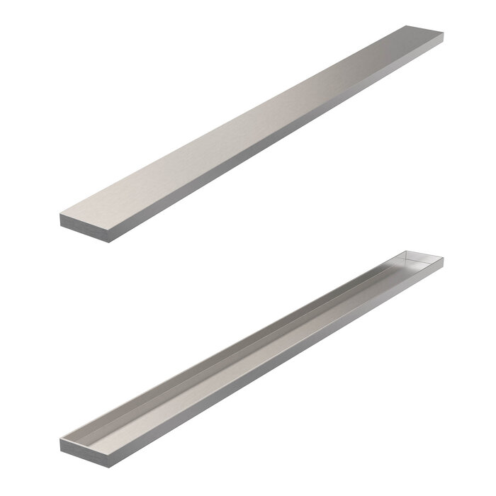 Brauer Los multifunctioneel rooster 7 x 80 RVS geborsteld - BRAUER