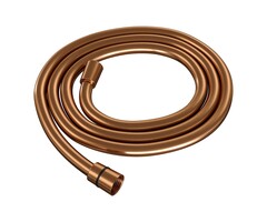 Brauer BRAUER Copper Carving thermostatische inbouw regendouche met drukknoppen SET 68 met 30 cm douchekop en rechte muurarm en 3-standen handdouche en doucheslang en geïntegreerde glijstang koper geborsteld PVD