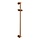 BRAUER Copper Carving thermostatische inbouw regendouche met drukknoppen SET 64 met 30 cm douchekop en gebogen muurarm en staaf handdouche en doucheslang en geïntegreerde glijstang koper geborsteld PVD