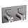 Inbouw regendouche BRAUER Brushed Edition met drukknoppen - SET 66