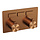 Copper Edition 3-weg inbouwthermostaat koper geborsteld PVD met drukknoppen en in- en afbouwdelen