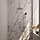 Chrome Edition thermostatische regendouche SET 20 met 30 cm douchekop en handdouche, inclusief muurarm, glijstang en doucheslang