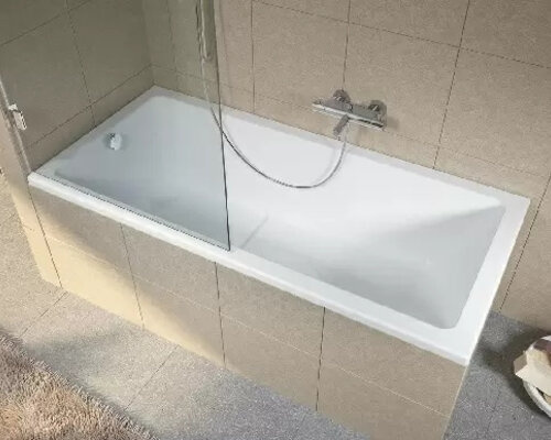 built-in bath