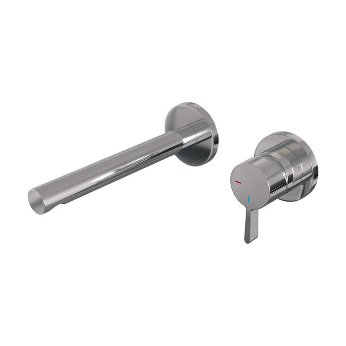 Brauer Chrome Edition inbouw wastafelmengkraan met rechte uitloop en rozetten, model E1